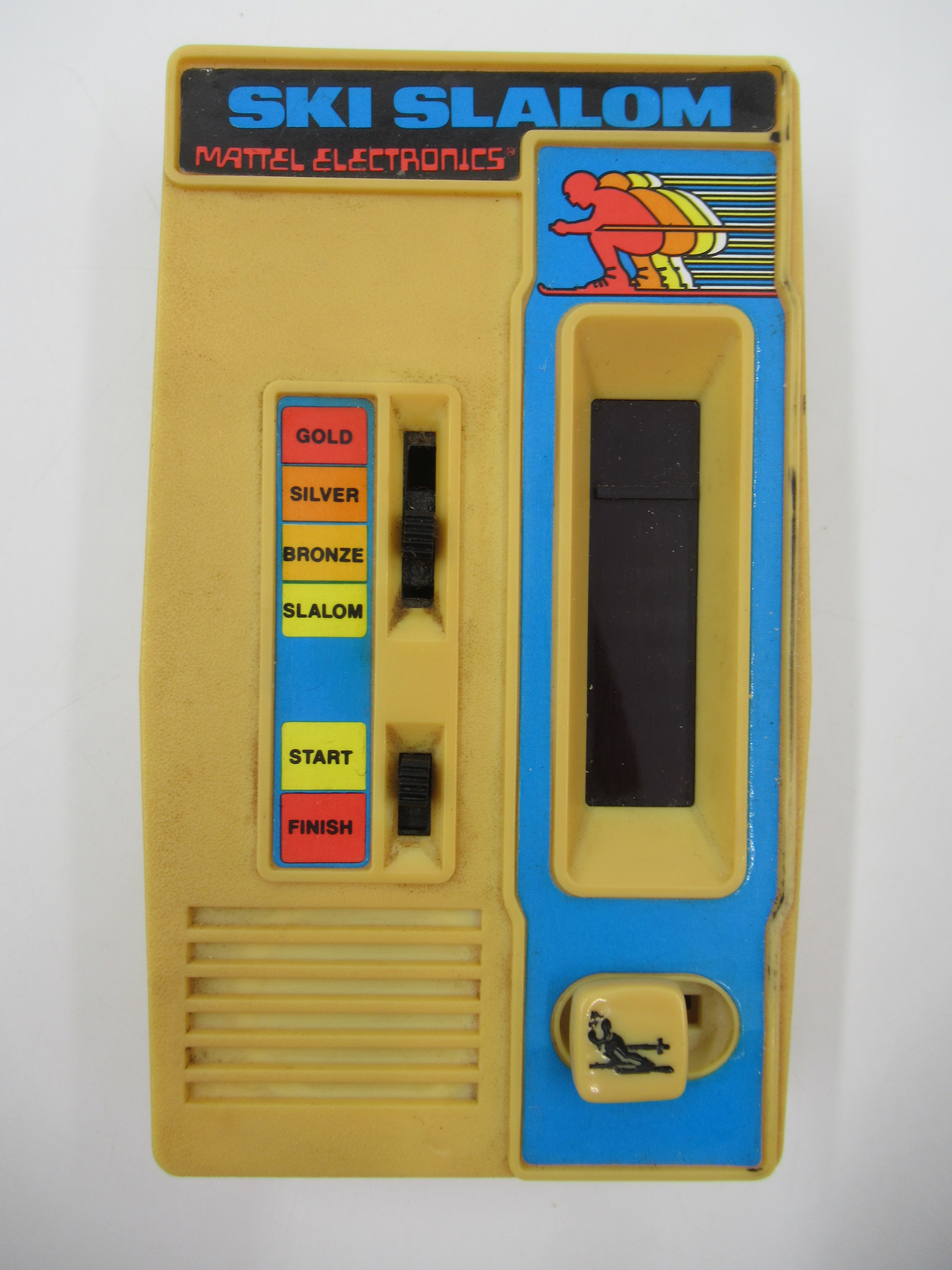 SKI SLALOM Game with Box - Mattel Electronics (1980) Vintage Toy